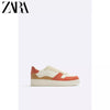 Importé - ZARA NEW - Chaussure Homme Sport Baskets Rétro - Orange