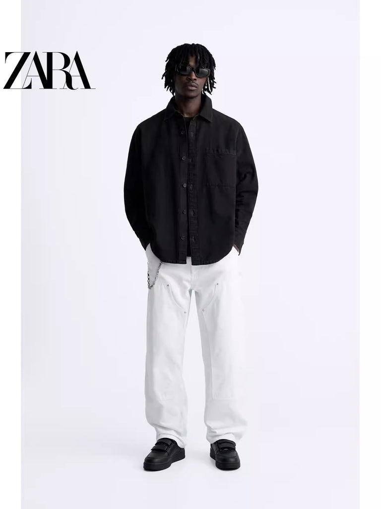 Importé - ZARA NEW - Chaussure Homme Sport Baskets Confortables Avec Pression