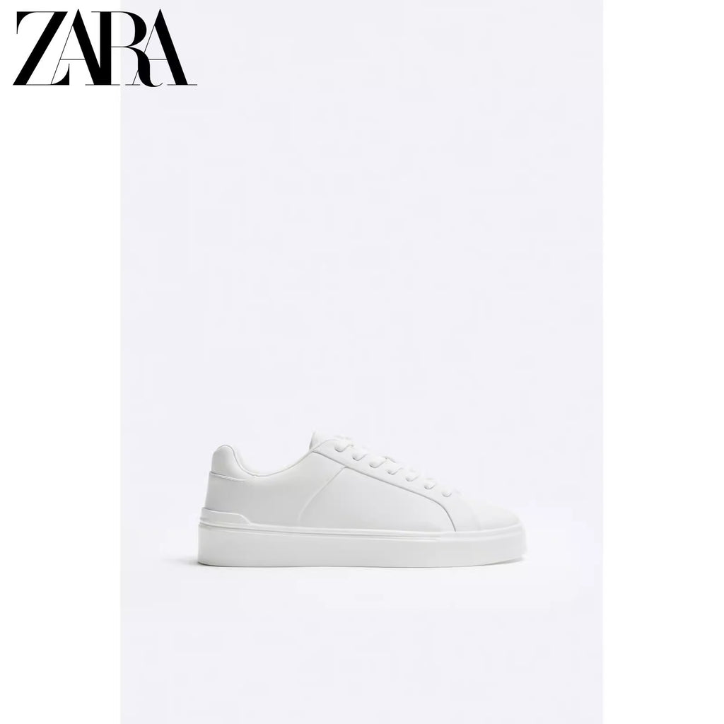 Importé  - ZARA NEW - Chaussure Homme Sport Baskets Basse Tendance - Blanc