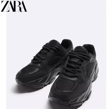 Importé  - ZARA NEW - Chaussure Homme Sport Baskets Décontractées - Noir