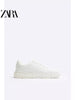 Importé  - ZARA NEW - Chaussure Homme Sport Baskets Style Rétro - Blanc