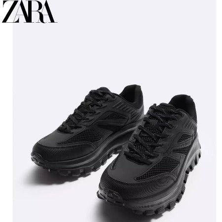 Importé  - ZARA NEW - Chaussure Homme Sport Baskets Tendance - Noir
