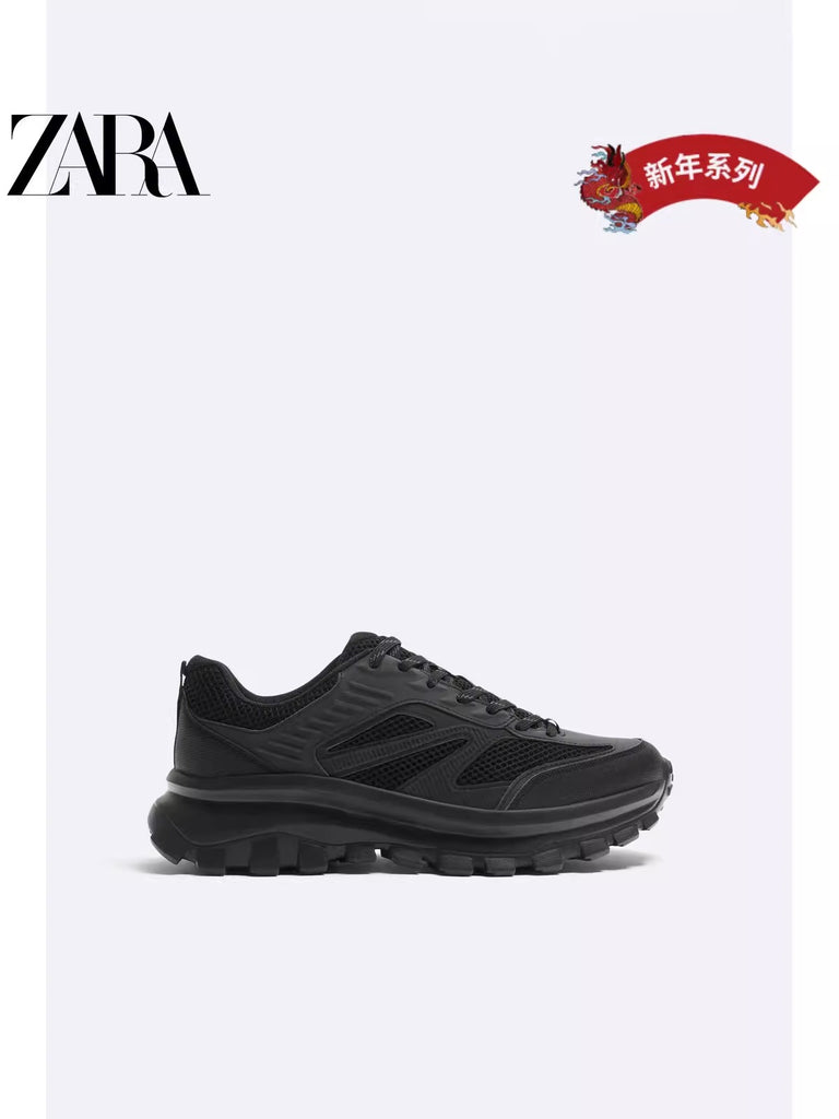 Importé  - ZARA NEW - Chaussure Homme Sport Baskets Tendance - Noir