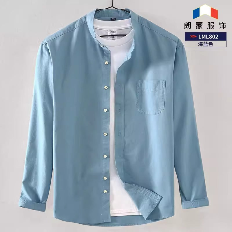 Importé - Chemise Homme Pur Coton Décontractée Manches Longues