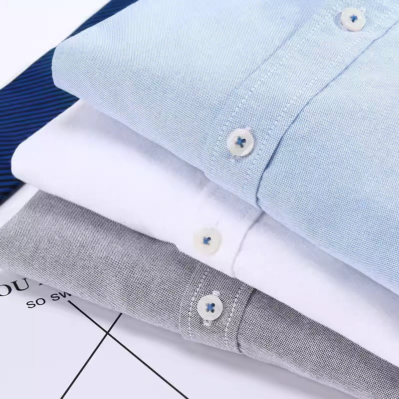 Importé - Chemise Homme Pur Coton Décontractée Manches Longues