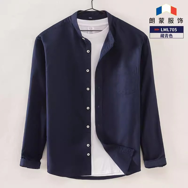 Importé - Chemise Homme Pur Coton Décontractée Manches Longues