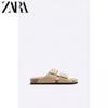 Importé - ZARA NEW - Sandales Homme Légères En Cuir PU