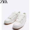 Importé - ZARA NEW - Chaussure Homme Sport Baskets Rétro Bi-Matière - Blanc