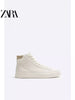 Importé  - ZARA NEW - Chaussure Homme Sport Baskets Montantes  - Blanc