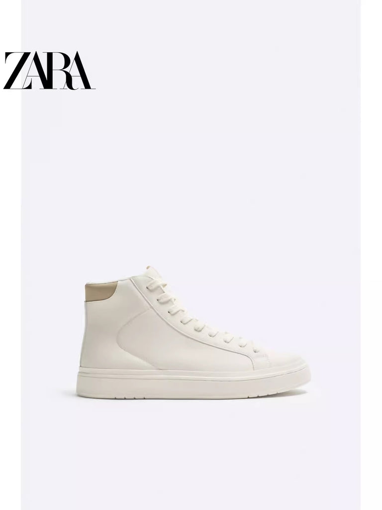 Importé  - ZARA NEW - Chaussure Homme Sport Baskets Montantes  - Blanc
