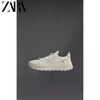 Importé  - ZARA NEW - Chaussure Homme Sport Baskets Tricotées - Blanc