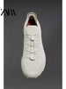 Importé  - ZARA NEW - Chaussure Homme Sport Baskets Tricotées - Blanc