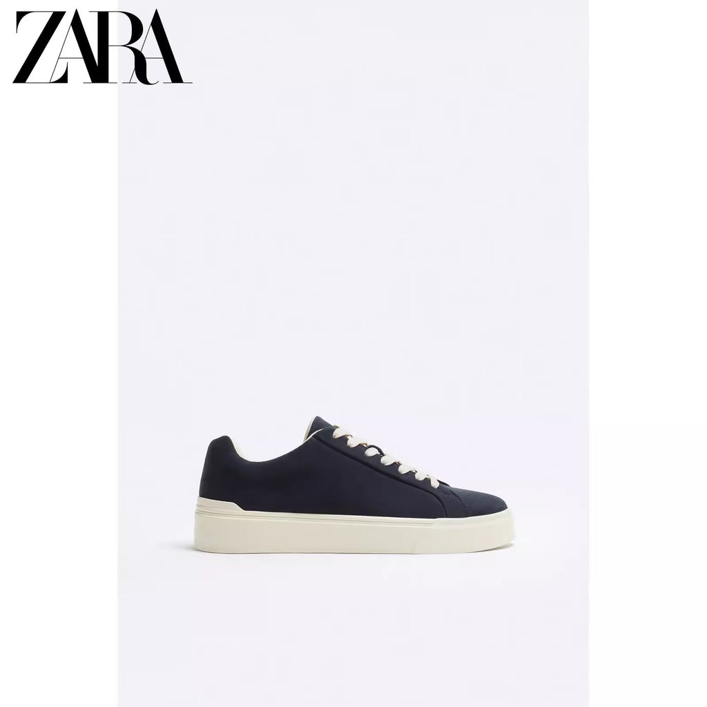 Importé  - ZARA NEW - Chaussure Homme Sport Loisirs En Cuir PU - Noir