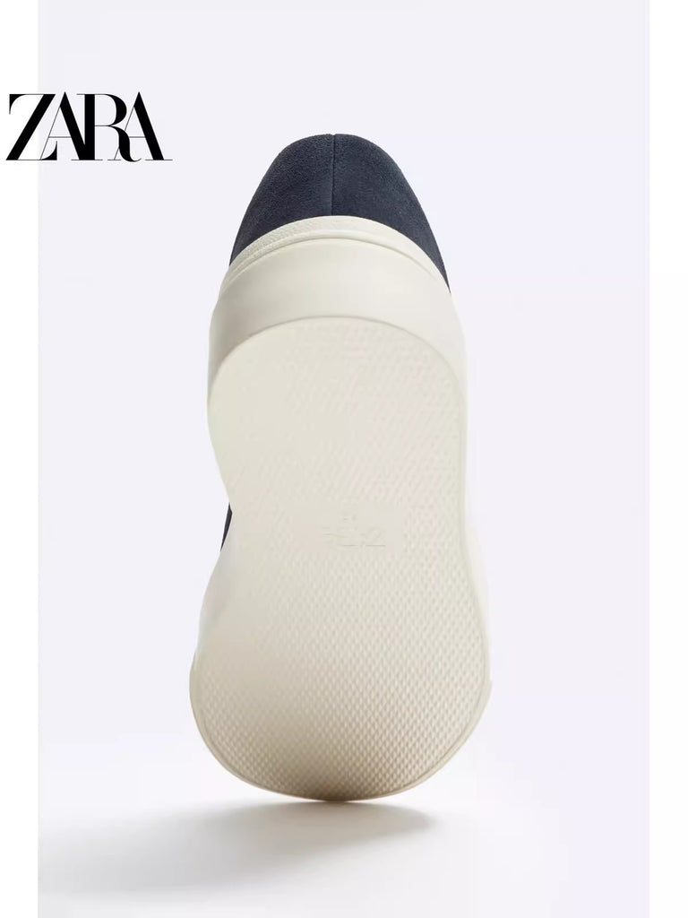 Importé  - ZARA NEW - Chaussure Homme Sport Loisirs En Cuir PU - Noir