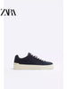 Importé  - ZARA NEW - Chaussure Homme Sport Loisirs En Cuir PU - Noir