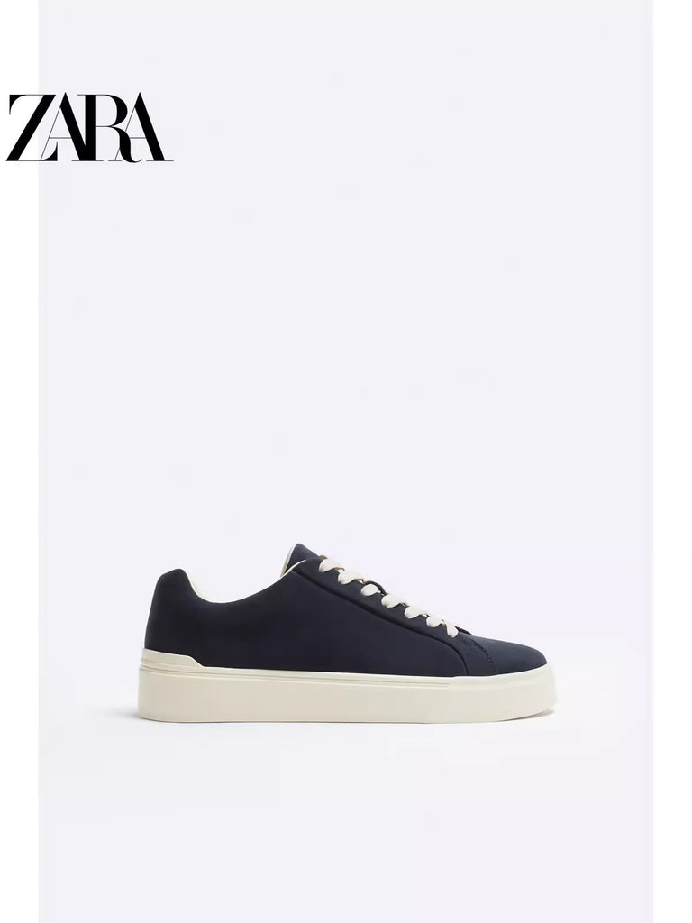 Importé  - ZARA NEW - Chaussure Homme Sport Loisirs En Cuir PU - Noir