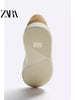 Importé  - ZARA NEW - Chaussure Homme Sport Baskets En Daim - Beige