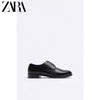 Importé - ZARA NEW - Chaussure Homme Britannique Classiques  En Cuir PU - Noir