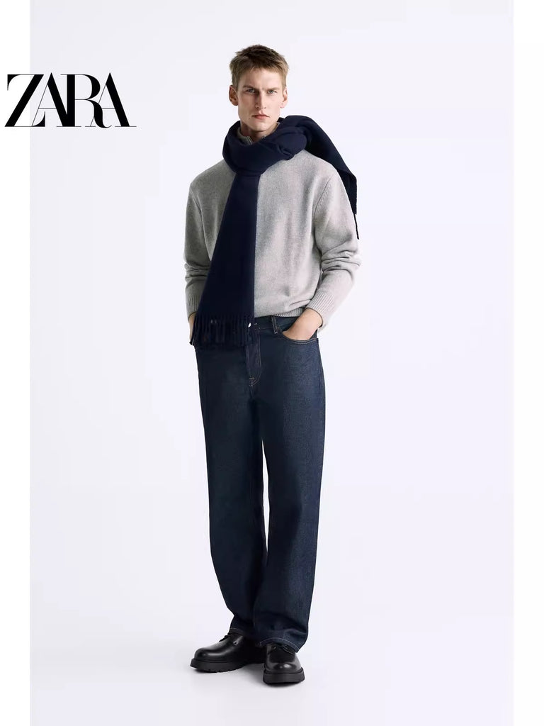 Importé - ZARA NEW - Chaussure Homme Britannique Décontractées En Cuir PU - Noir