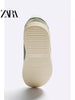 Importé  - ZARA NEW - Chaussure Homme Sport baskets En Daim - Vert