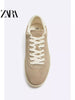 Importé  - ZARA NEW - Chaussure Homme Sport baskets En Daim - Marron