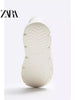 Importé  - ZARA NEW - Chaussure Homme Sport Baskets Style Rétro - Blanc