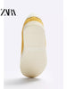 Importé - ZARA NEW - Chaussure Homme Sport Baskets En Daim - Jaune