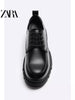 Importé - ZARA NEW - Chaussure Homme Britannique Décontractées En Cuir PU - Noir