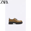 Importé - ZARA NEW - Chaussure Homme Britannique Décontractées En Cuir PU - Bleu Mer