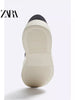 Importé  - ZARA NEW - Chaussure Homme Sport baskets Sans Lacets En Daim - Bleu