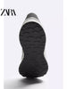 Importé  - ZARA NEW - Chaussure Homme Sport baskets Rétro Jogging - Gris