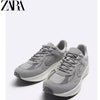 Importé  - ZARA NEW - Chaussure Homme Sport baskets Rétro Jogging - Gris