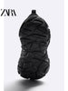Importé - ZARA NEW - Chaussure Homme Sport Baskets Ouvert - Noir