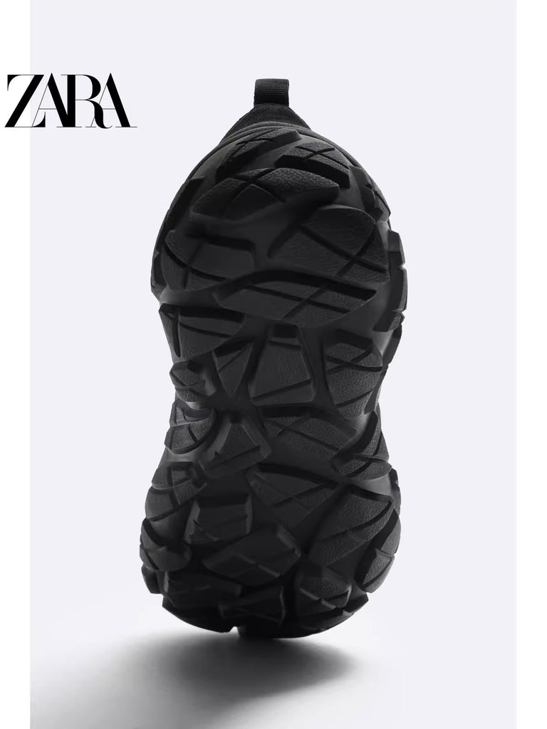 Importé - ZARA NEW - Chaussure Homme Sport Baskets Ouvert - Noir