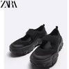 Importé - ZARA NEW - Chaussure Homme Sport Baskets Ouvert - Noir