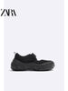 Importé - ZARA NEW - Chaussure Homme Sport Baskets Ouvert - Noir