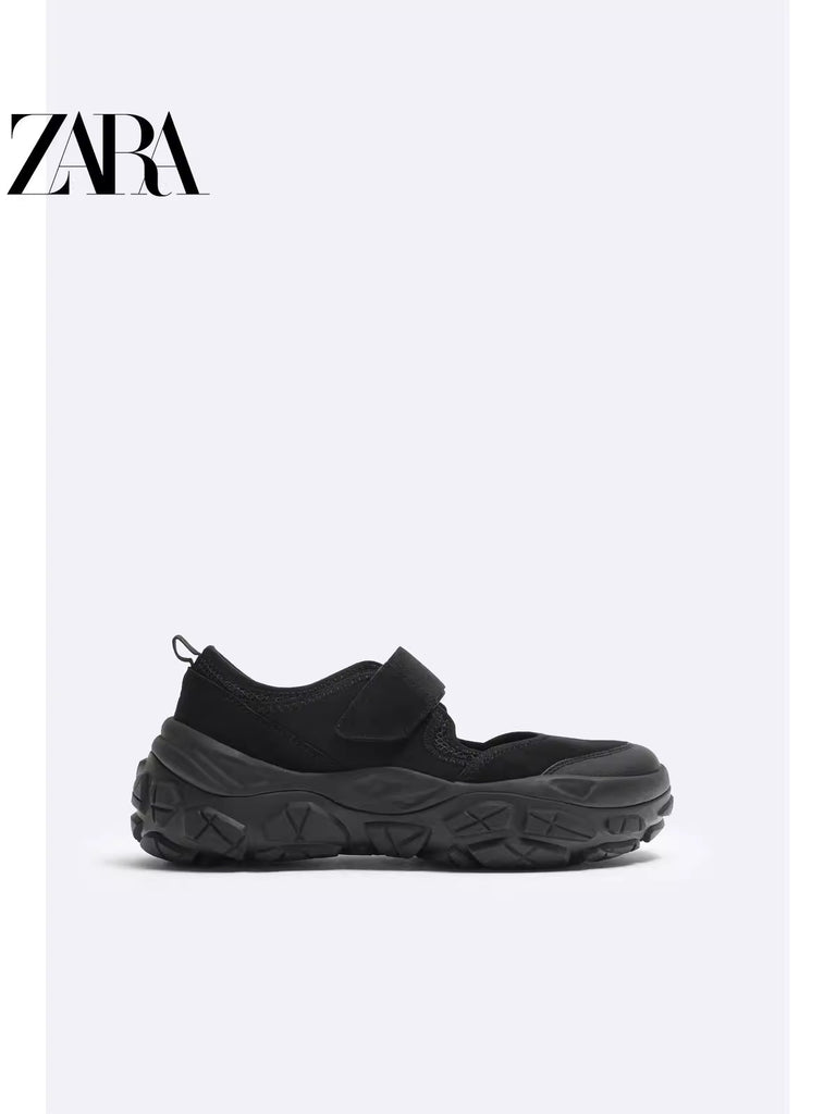 Importé - ZARA NEW - Chaussure Homme Sport Baskets Ouvert - Noir