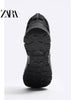 Importé - ZARA NEW - Chaussure Homme Montantes Chelsea Boots A Lacets - Noir