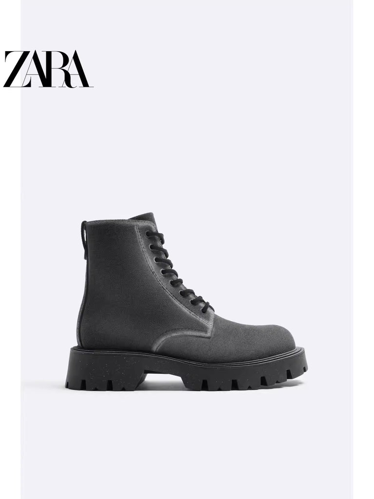 Importé - ZARA NEW - Chaussure Homme Montantes Chelsea Boots Martin  - Noir