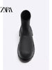 Importé - ZARA NEW - Chaussure Homme Montantes Chelsea Bottes - Noir