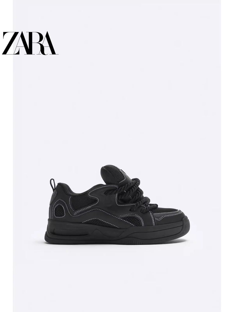 Importé - ZARA NEW - Chaussure Homme Sport Baskets Décontractées - Noir