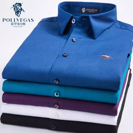 Importé - Chemise Homme Silm Décontractées Manches Longues