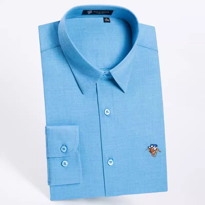 Importé - Chemise Homme Silm Décontractées Manches Longues