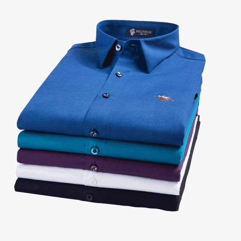 Importé - Chemise Homme Silm Décontractées Manches Longues