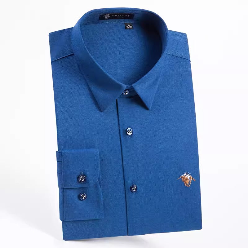 Importé - Chemise Homme Silm Décontractées Manches Longues