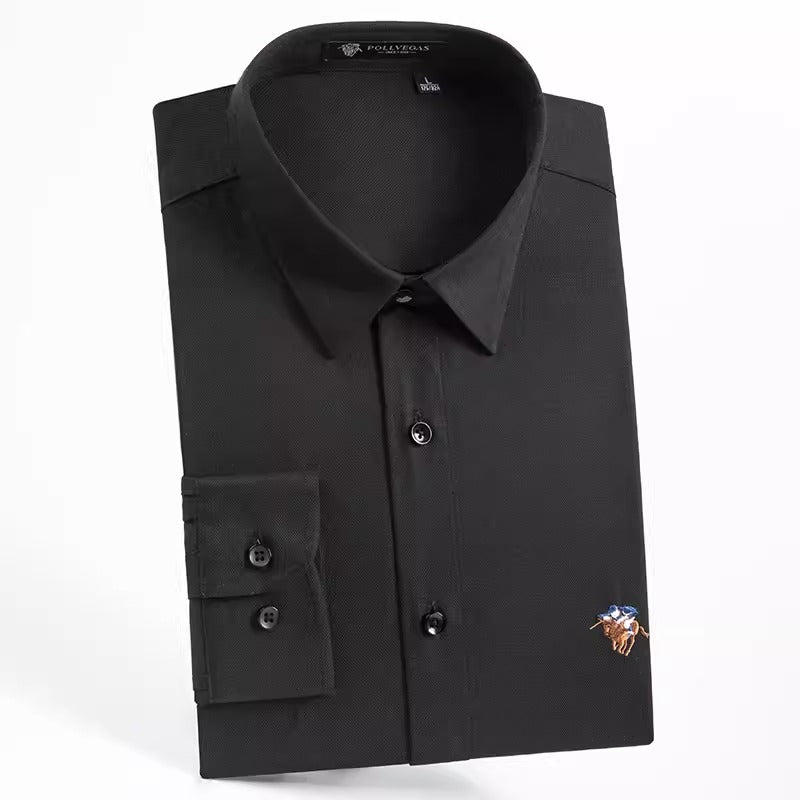 Importé - Chemise Homme Silm Décontractées Manches Longues
