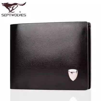 Importé - Portefeuille Homme en Cuir Véritable Haut De Gamme
