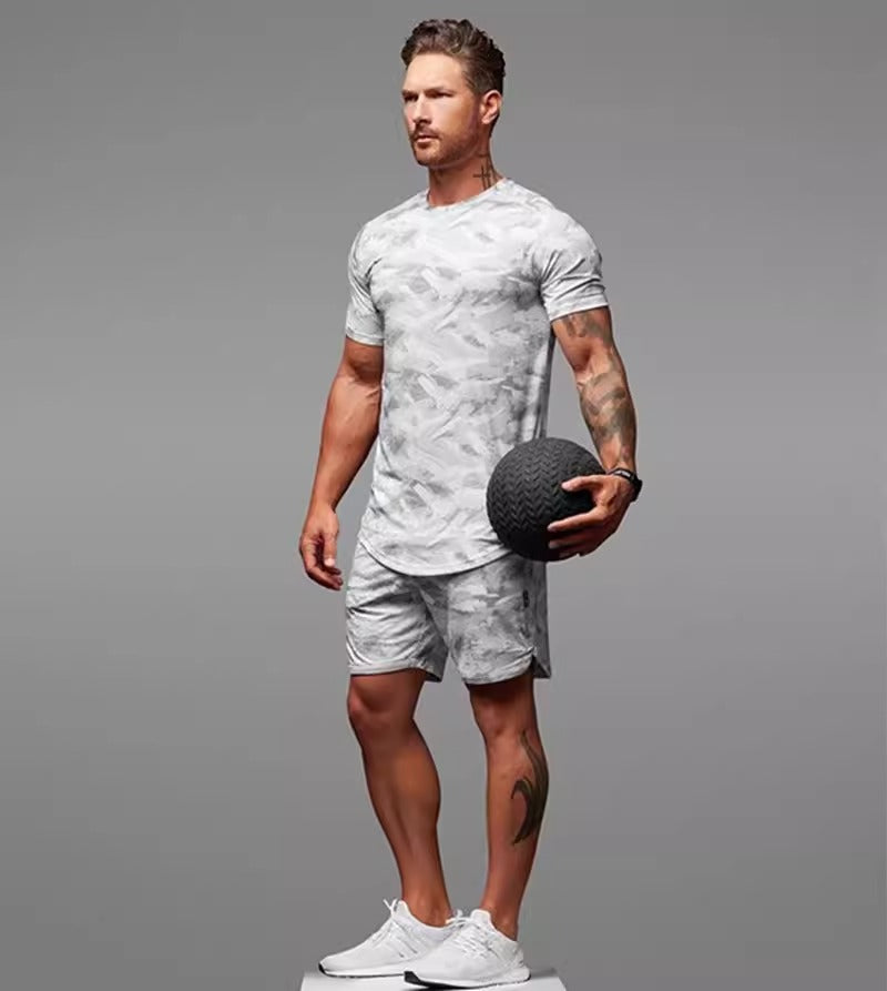 Importé - Short Sport Homme Camouflage Décontracté Style Basket-ball