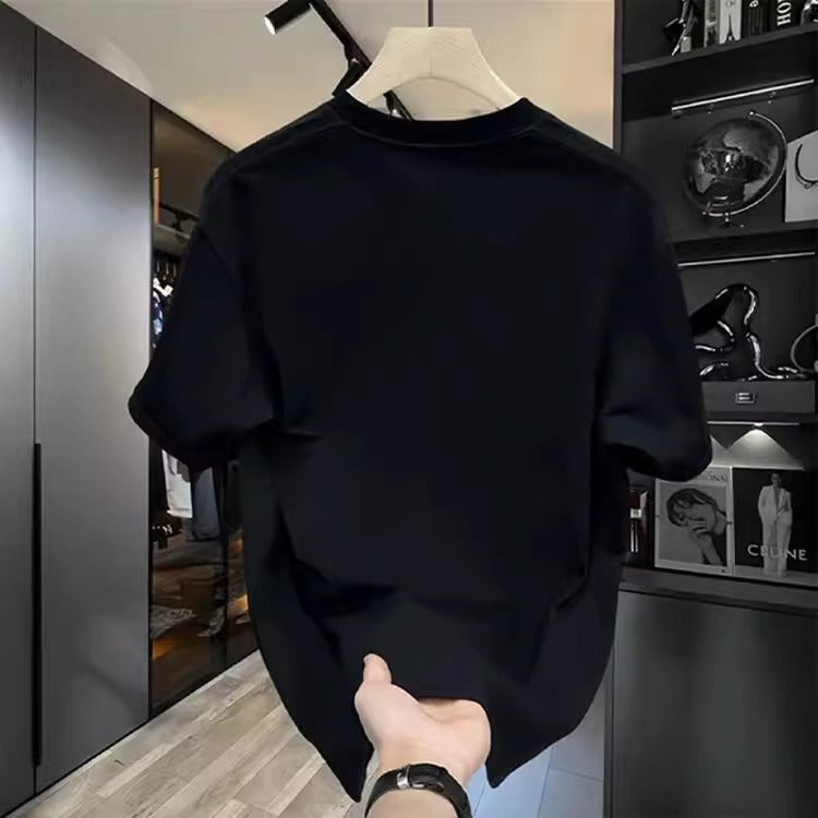 Importé - T-Shirt Homme Décontracté Manches Courtes En Coton