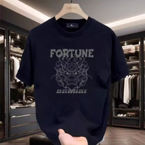 Importé - T-Shirt Coton Fortune Homme Manches Courtes
